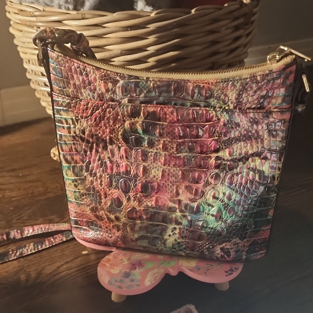 Brahmin Vibrant Multicolor Crossbody Bag